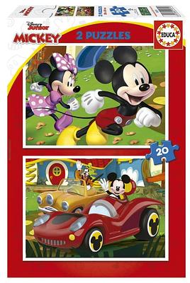 Fantásticos puzzles do Michey Mouse para crianças a partir dos 3 anos de idade. Os puzzles são um passatempo incrível pois auxiliam no desenvolvimento cognitivo das crianças.