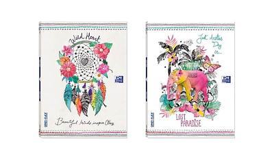CADERNO A4 PAUTADO AGRAFADO OXFBOH 48FOLHAS 90GR