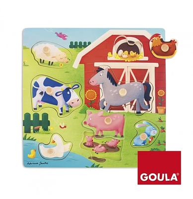 GOULA - PUZZLE DE ENCAIXE DE MÃES E BEBÉS NA QUINTA