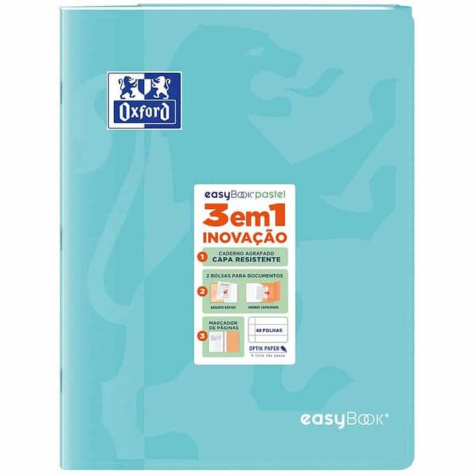 CADERNO AGRAFADO A4 48F QUADRICULADO CORES SORT. — imagem 2