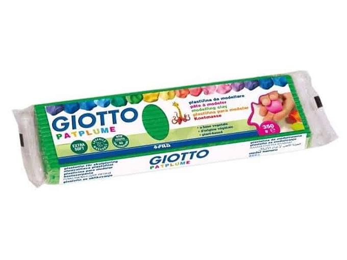 Giotto - Plasticina Patplume 350g Cor: Verde Claro