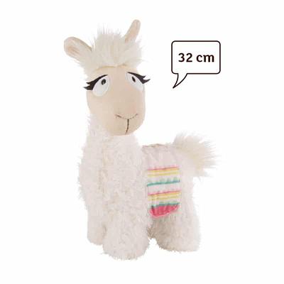 PELUCHE EM PÉ LAMA DALIA C/ EFEITO MANTA